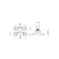 Burlington Brighton Fastener Pattern 