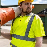 Timco | Hi-Visibility Polo Shirt - Short Sleeve - Yellow