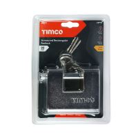 Timco Armoured Rectangular Padlock 90mm