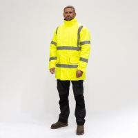 Timco Hi-Visibility Parka Jacket Yellow