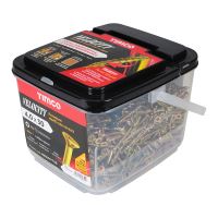 Timco Velocity Premium Multi-Use Screws PZ Yellow Double Countersunk Tub