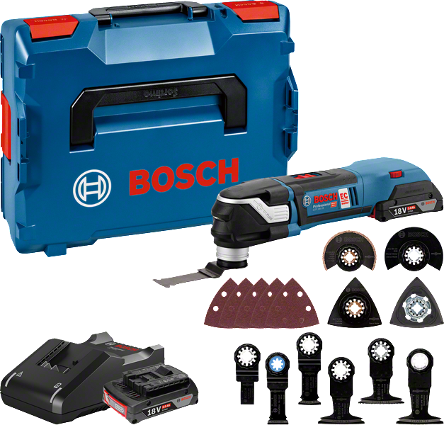 Bosch GOP 18V28 Cordless MultiCutter 2 x 2Ah LBOXX Brand Code