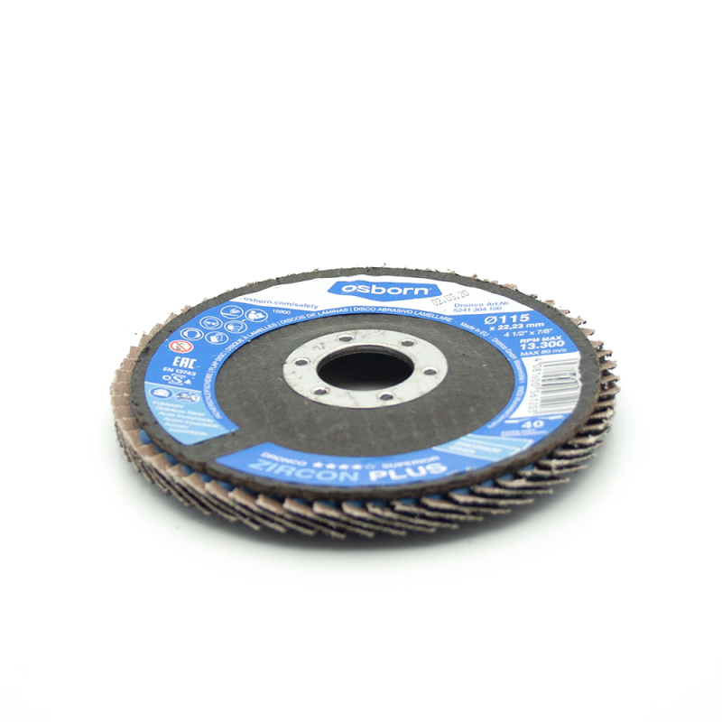 Zirconium Flap Disc 120g Tapered 115mm Brand Code FLAP120 Wentin