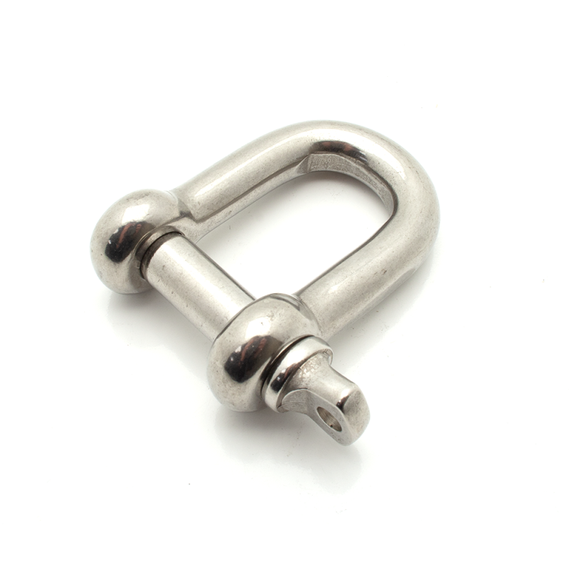 Dapetz ® Galvanised Commercial D-Shackle Ring M8 Pack of 4 
