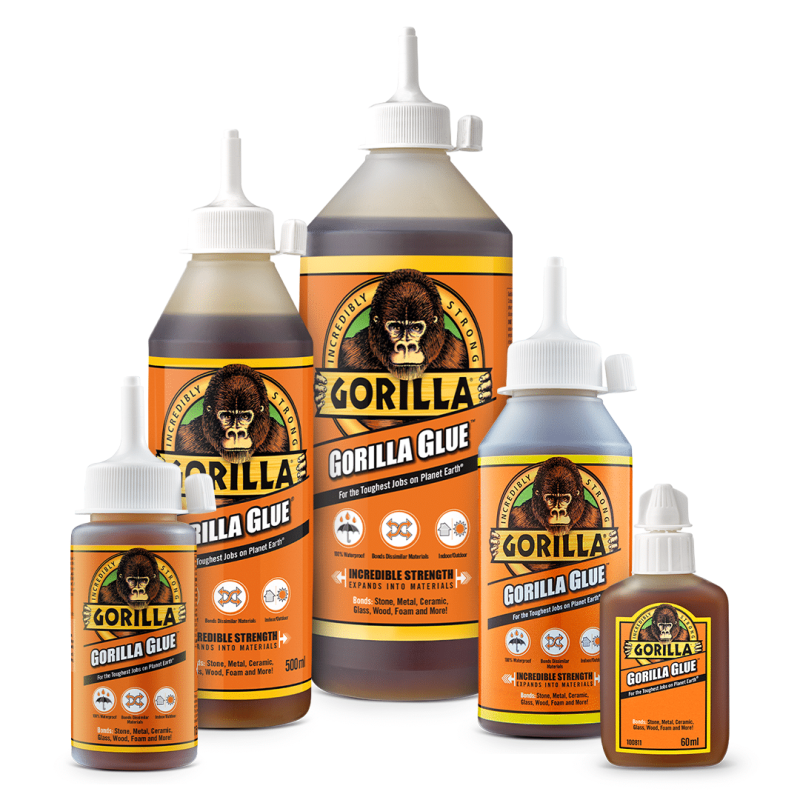 Gorilla Polyurethane Glue 500ml Brand Code GRGGG500 Wentin Fasteners