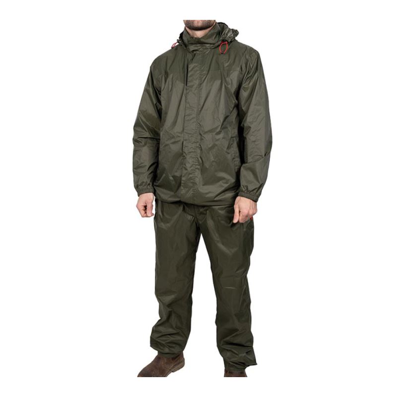 Timco Rain Jacket Trousers Green