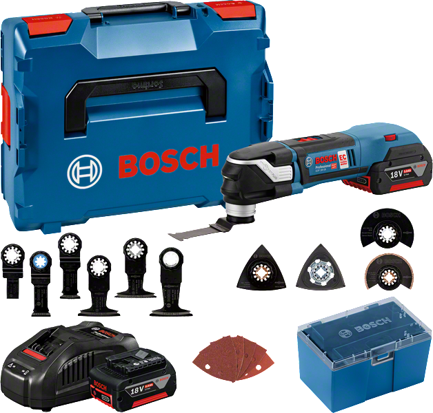 Bosch GOP 18V28 Cordless MultiCutter 2 x 5Ah LBOXX Brand Code