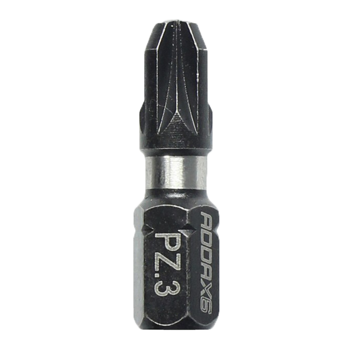 SQUARE No.2 BIT ADDAX X6 IMPACT DRIVER BITS SCREWDRIVER INSERT BIT 25mm
